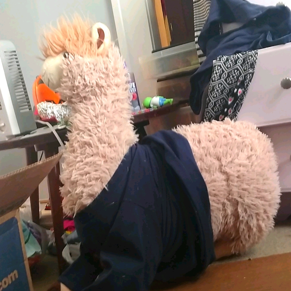 Giant llama stuffy